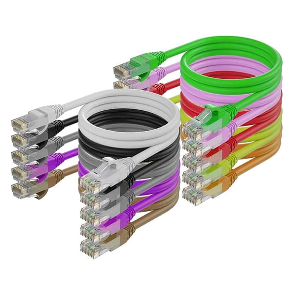 Nätverkskabel  (10cm 25cm 50cm 1m 1,5m 2m 3m 5m 7m 10m 15m 20m 25m 40m 50m 60m 75m 100m) RJ45 Cat6 UTP (hub / switch / router) 10cm