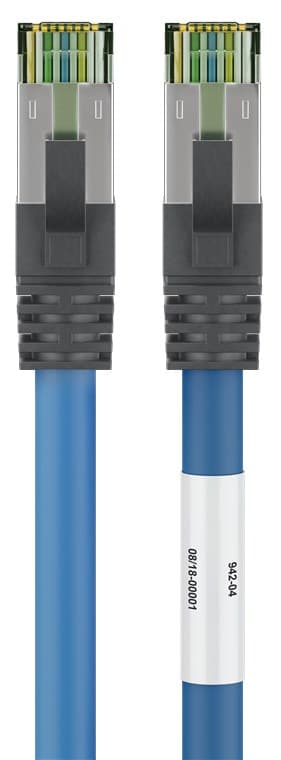 CAT 8.1 Patchkabel, S/FTP (PiMF), blå