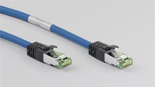 CAT 8.1 Patchkabel, S/FTP (PiMF), blå