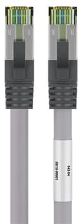 Miniatyrbilde 4 av 7: CAT 8.1 patchledning, S/FTP (PiMF), grå