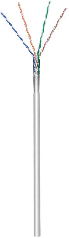 CAT 5e netværkskabel, F/UTP, grå