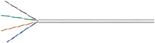 CAT 5e netværkskabel, U/UTP, grå