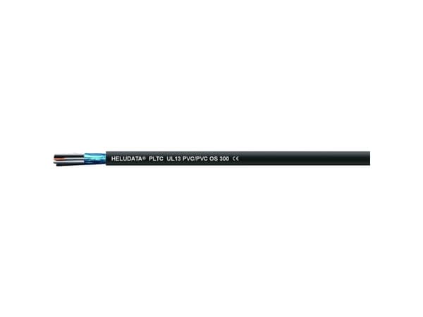Helukabel 11014716 Instrumentkabel HELUDATA® PLTC UL13 OS 300 3 x 0.823 mm² Sort 100 m