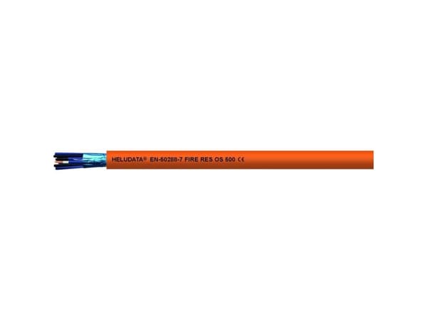 Helukabel 11016430 Instrumentkabel HELUDATA® EN50288-7 FIRE RES OS 500 1 x 2 x 1.50 mm² Orange 100 m