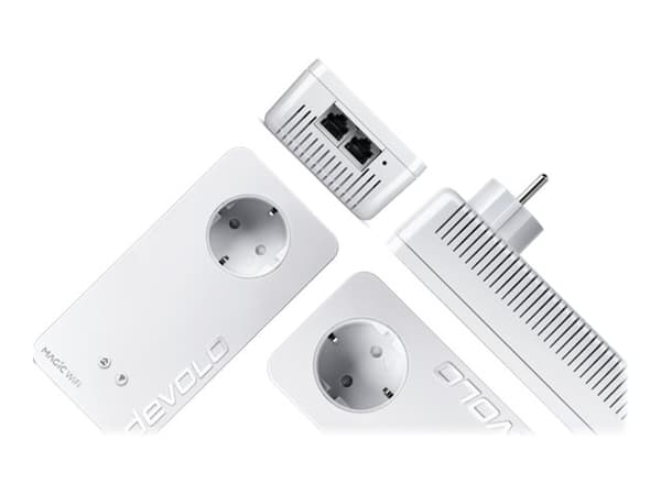 devolo Magic 2 WiFi 2-1 - Brygga 1GbE, HomeGrid - Wi-Fi 5 - Dubbelband - vägginsticksbar