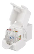 Miniatyrbild 2 av 5: UTP Cat6a Keystone connector unshield 28AWG slim "Toolfree"