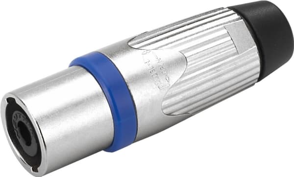 Neutrik NLT4MXX Stik Sølv, Blå 1 stk