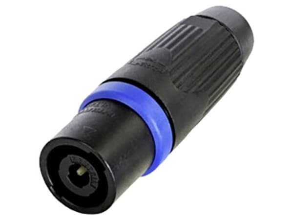 Neutrik Cable Connector, Schwarz, 4 Pole (NLT4MXX-BAG)