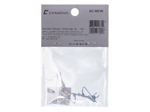 CKMOVA CKMOVA AC-MCW- klips for lavaliermikrofoner (hvit)