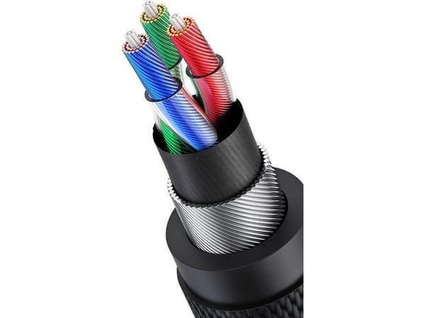 Ugreen Jack 3,5 mm - Jack 3,5 mm kabel 3 m svart (UGR1186BLK)