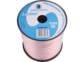 Cabletech kabel Hovedkabel 2x2,0 100m (KAB0359) (pris per 1m)