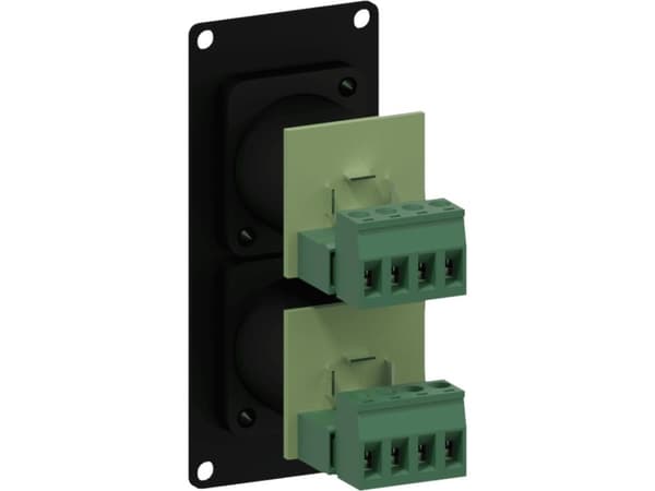 Panel med 2 SpeakON (M)-kontakter CAYMON CASY142/B