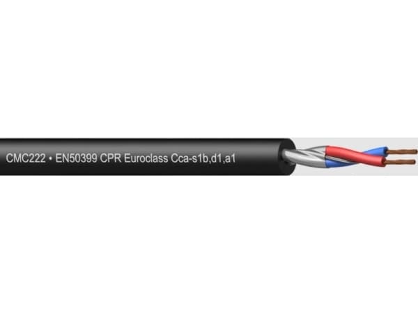 Procab-kabel Procab CMC222-CCA/1 Balansert mikrofonkabel - flex 2 x 0,34 mm2 - 22 AWG - EN50399 CPR Eurocl