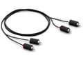 Miniatyrbilde 2 av 2: Sonos - Lydkabel - RCA x 2 hann til RCA x 2 hann - svart - for Sonos Amp, Port