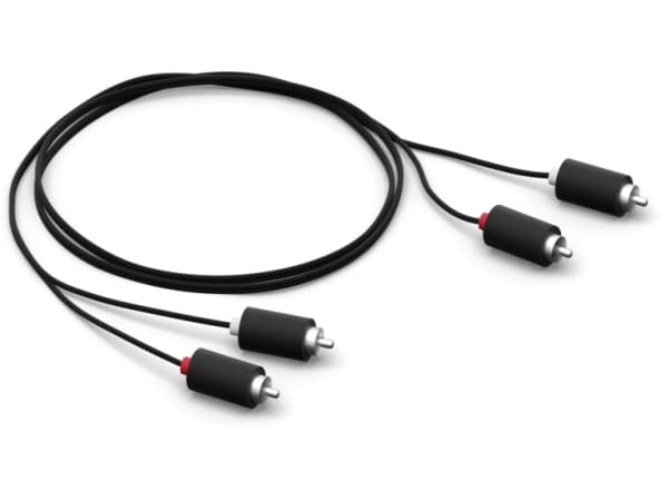 Sonos - Lydkabel - RCA x 2 hann til RCA x 2 hann - svart - for Sonos Amp, Port