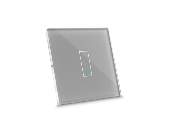 Iotty Smart Switch Frontplate med én knapp - Bygg din egen Smart Switch - Blågrønn
