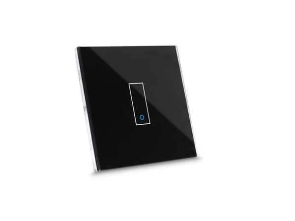 Iotty Smart Switch Frontplate med én knapp - Bygg din egen Smart Switch - Blågrønn