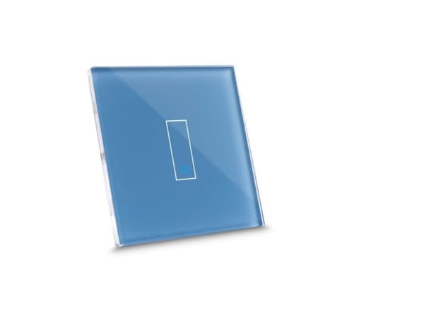 Iotty Smart Switch Frontplate med én knapp – Bygg din egen Smart Switch – Tan