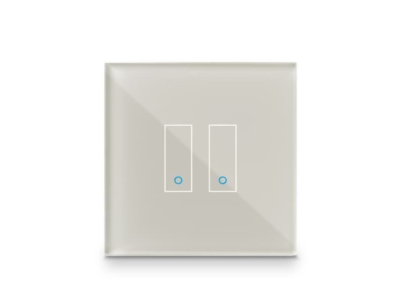 Iotty Smart Switch double button faceplate - Design your own smart switch