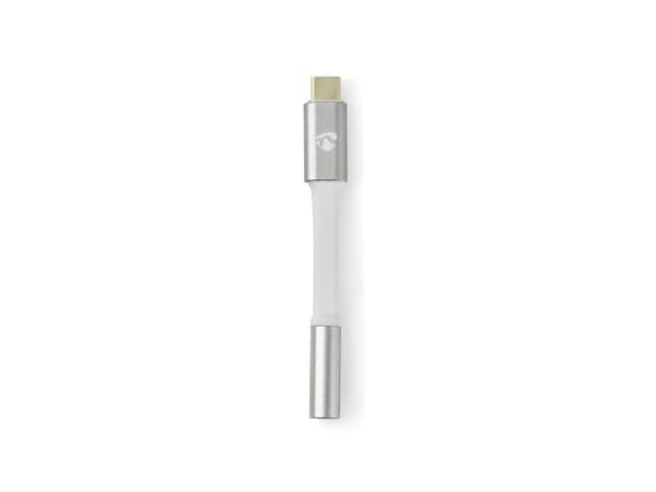 Nedis - USB-C til hovedtelefon jackstikadapter - USB-C han til stereo mini-jackstik hun - 8 cm - aluminium