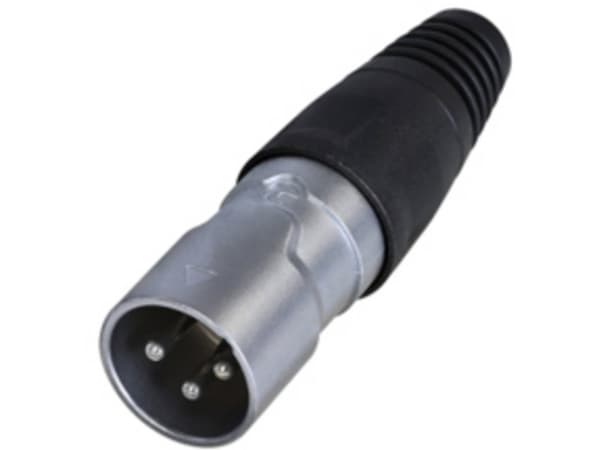 Rean AV RCX3M-Z-001-1 XLR-stik Stik, lige Poltal: 3 1 stk