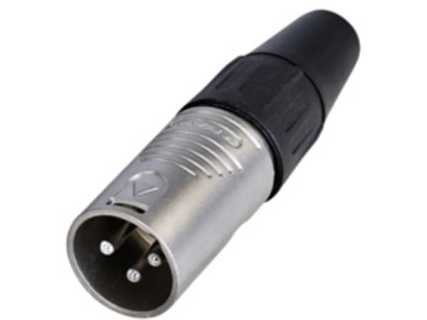 Rean AV RC3M-B XLR-stik Stik, lige Poltal: 3 1 stk