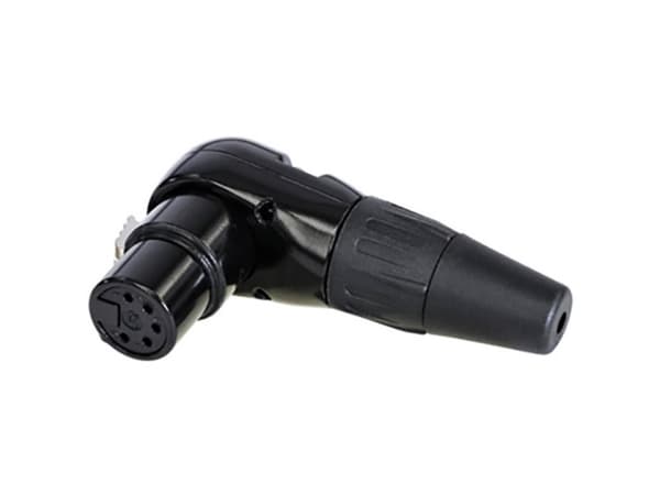 Rean AV RC5FR-BAG XLR-stik Kobling, vinklet Poltal: 5 1 stk