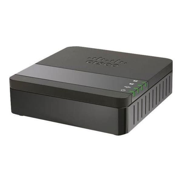 VoIP-telefonadapter - Cisco - ATA 191 - 100Mb LAN - Väggmontering - Svart