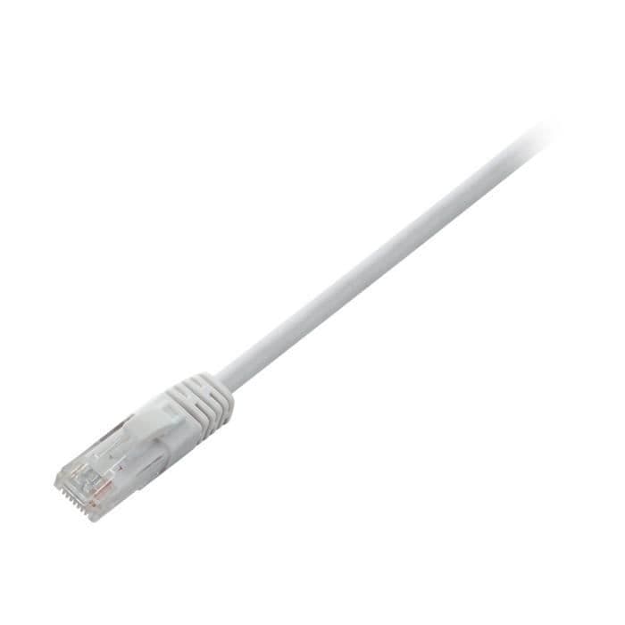 V7 Nätverkskabel V7CAT6UTP-50C-WHT-1E - 50 cm Kategori 6 - För Modem, Router, Hub, Panel, Väggplatta, PC