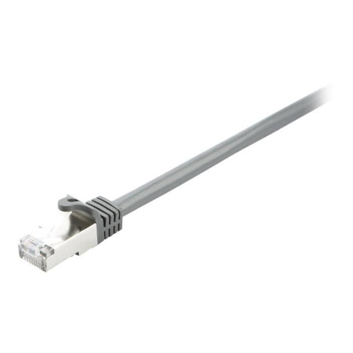 V7 Nätverkskabel V7CAT6STP-10M-GRY-1E - 10 m Kategori 6 - För Modem, Router, Hub, Panel, Väggplatta, PC