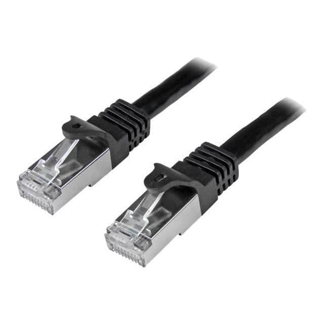 STARTECH 1m Hookless SFTP Shielded Cat6 Network Kabel - M/M - Svart