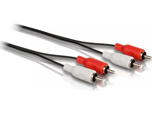 Philips SWA2521W - Lydkabel - RCA hann til RCA hann - 1.5 m - skjermet