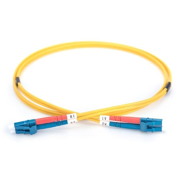 Fiberoptisk kabel Duplex 9/125 OS1 LC LC Gul 3 m