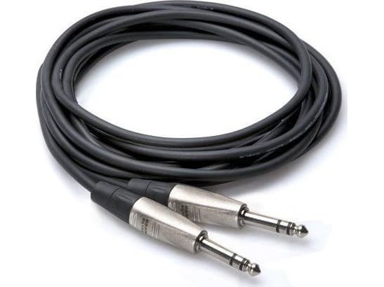 Hosa Technology HSX-010, 6.35mm TRS, XLR (3-pin), Kupari, 3,05 m, Musta