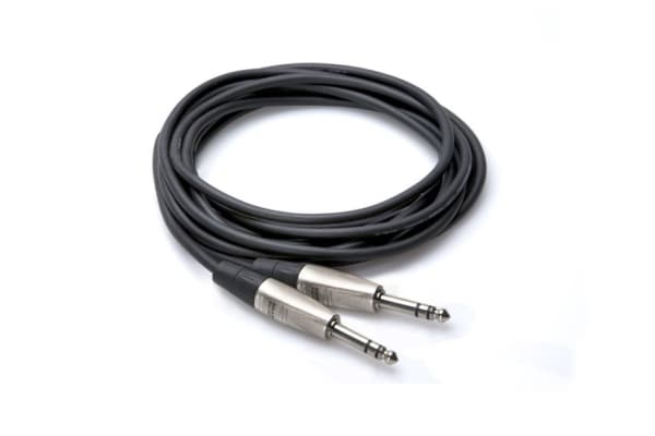 Hosa Technology HSX-010, 6.35mm TRS, XLR (3-pin), Kupari, 3,05 m, Musta