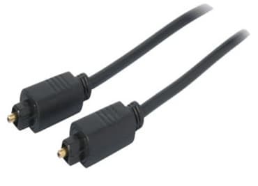 shiverpeaks 0.5m Toslink - Toslink, TOSLINK, Hankjønn, TOSLINK, Hankjønn, 0,5 m, Svart
