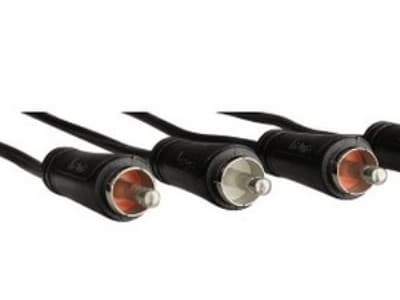 Hama RCA Connection Kit - Lydkabelsett - skjermet - svart