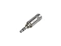 Miniatyrbilde 2 av 3: REAN NYS231B, 3.5mm, Sort, Sølv, Messing, Nickel, Polyamid, Nickel, IEC 68-2-20, -20 - 70 °C