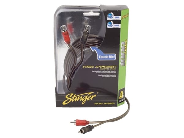 Stinger SI123, RCA, Hankontakt, RCA, Hankontakt, 0,9 m, Svart
