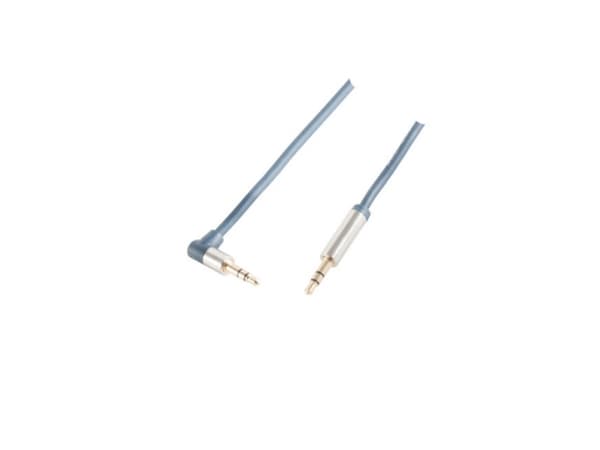shiverpeaks sp-PROFESSIONAL, 3.5mm, Hankjønn, 3.5mm, Hankjønn, 0,75 m, Blå, Kromfarget