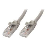 STARTECH 15m Hookless Cat6 Gigabit UTP nätverkskabel - M / M - Grå