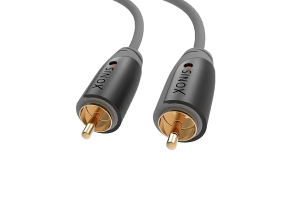 Sinox Plus+ Digital Coaxial Cable - Ljudkabel - RCA hane till RCA hane - 2 m