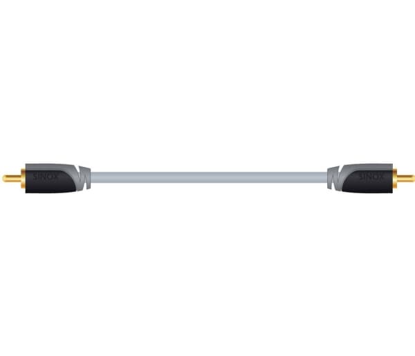Sinox Plus+ Digital Coaxial Cable - Ljudkabel - RCA hane till RCA hane - 2 m