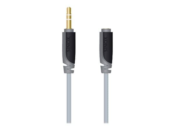 Sinox Plus+ - Ljudkabel - RCA hane till mini-phone stereo 3.5 mm hona - 1 m