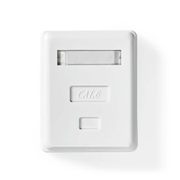 Nedis Network-uttak for veggmontering 1-port CAT6