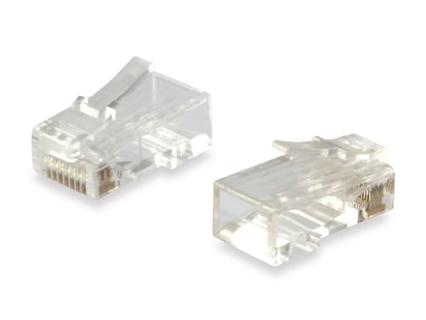 udstyre - netværksforbindelse - RJ-45 (M) - uskærmet