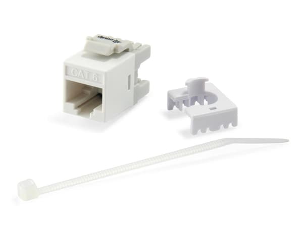 equip Pro - Keystone Jack - RJ-45 - hvid (pakke med 8)