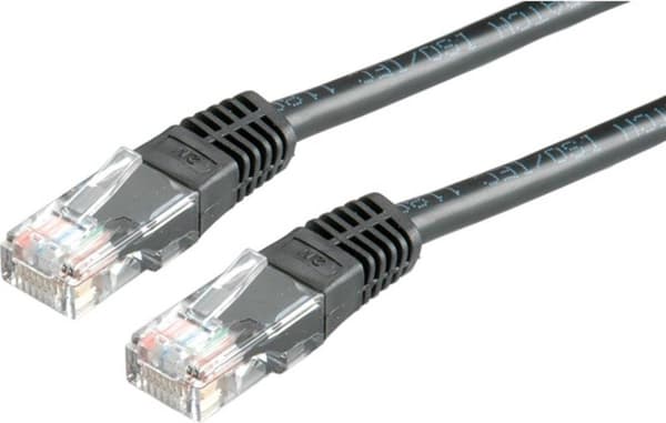 Value UTP patch kabel, Cat.6, sort 1,5m