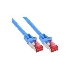 InLine®-patch-kaapeli, S/FTP (PiMf), Cat.6, sininen, 10m (76400B)