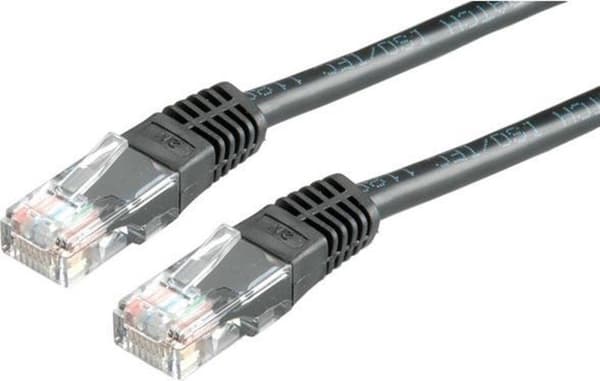 ROLINE UTP Patch-kabel Kat. 5., sort 2,0m
